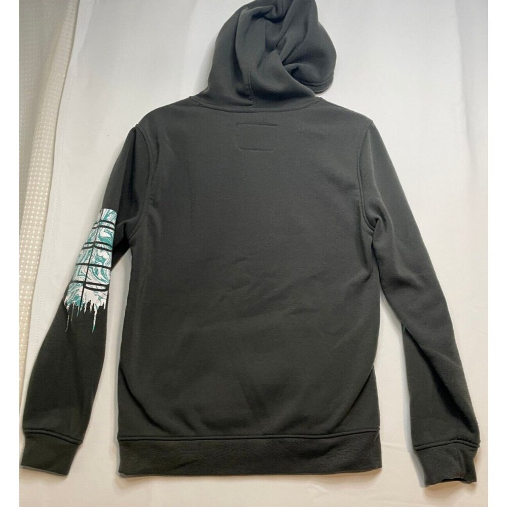 Brooklyn Clothing hoodie sweater mens small long sleeve Drip gray - Picture 2 of 10